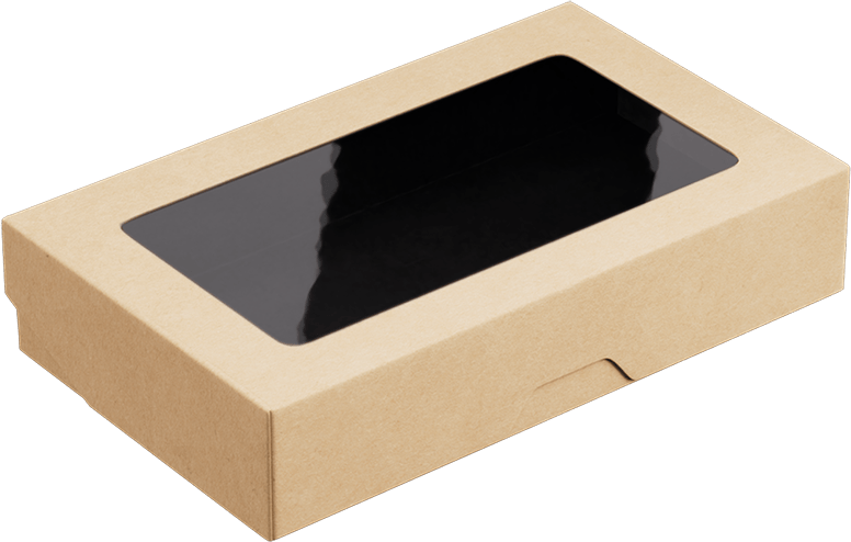 Контейнер OneBox 1000мл черный (200х120х40) / 10 шт. - фотография № 1