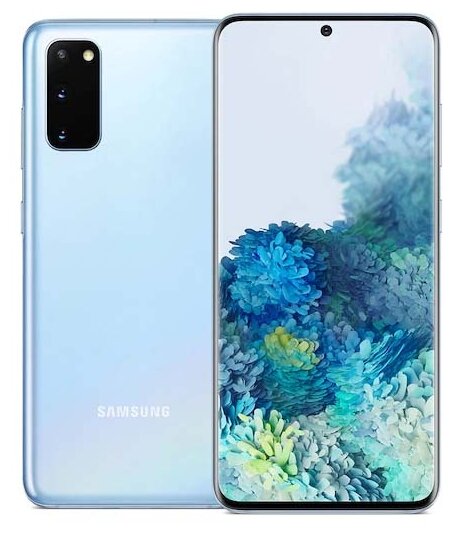 Смартфон Samsung Galaxy S20 5G 8/128 ГБ, Dual nano SIM, голубой