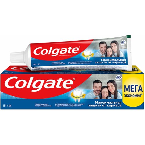 Зубная паста Colgate Максимальная защита от кариеса Свежая мята