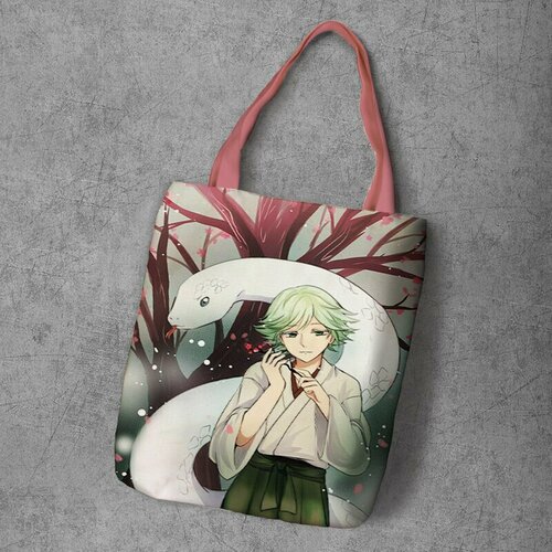фото Сумка шоппер anime dakimakura, фактура рельефная, мультиколор