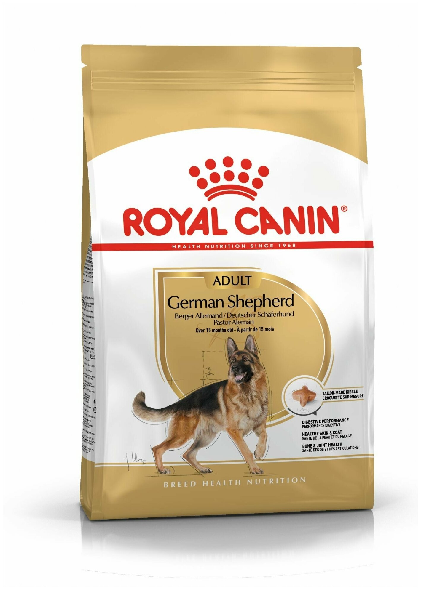 Корм сухой ROYAL CANIN GERMAN SHEPHERD корм для Немецких овчарок старше 15 месяцев 3 кг х 2 шт