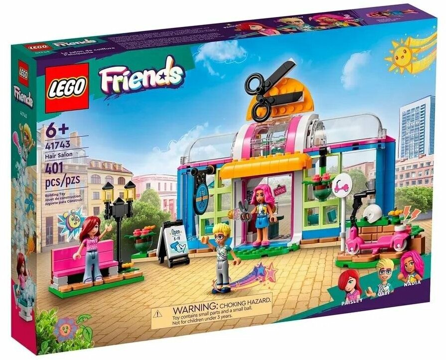 Конструктор Lego Friends, Парикмахерская, для детей от 6 лет (41743-L)