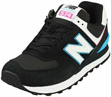 Кроссовки New Balance 574, полнота D, размер 7.5, черный