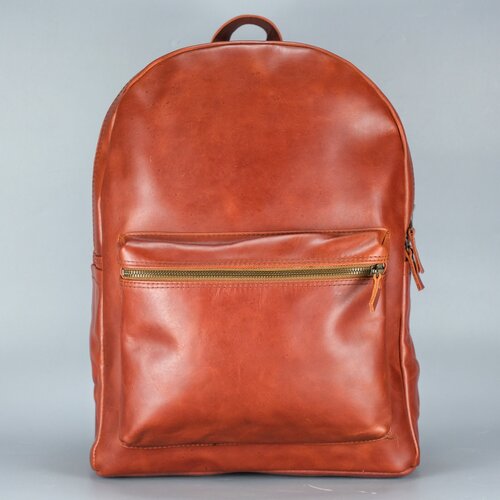 Рюкзак Mantica, фактура гладкая, оранжевый