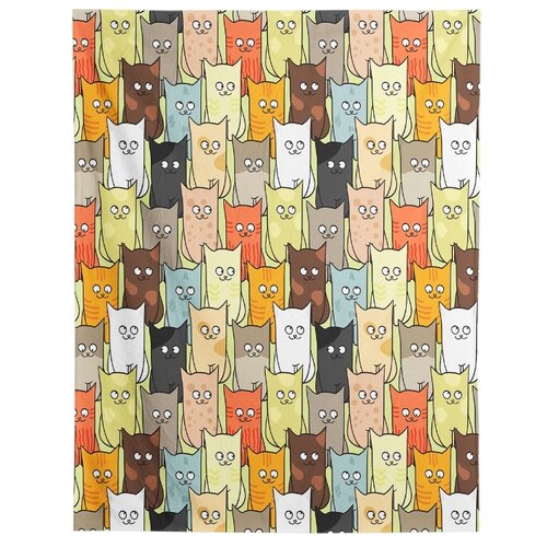 фото Из микрофибры (велсофт) на диван или кровать 180x230 см joyarty