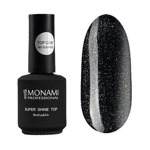 Monami Верхнее покрытие Super Shine Top, Milky Way, 15 мл топовое покрытие charme top milkshake milky