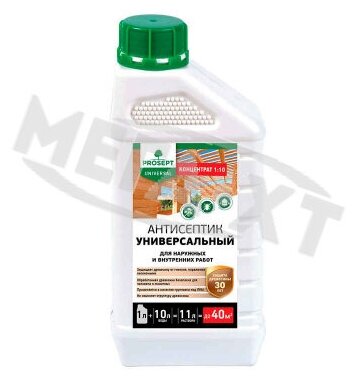 PROSEPT антисептик антисептик Universal 1:10, 1.155 кг, 1 л, прозрачный - фото №9