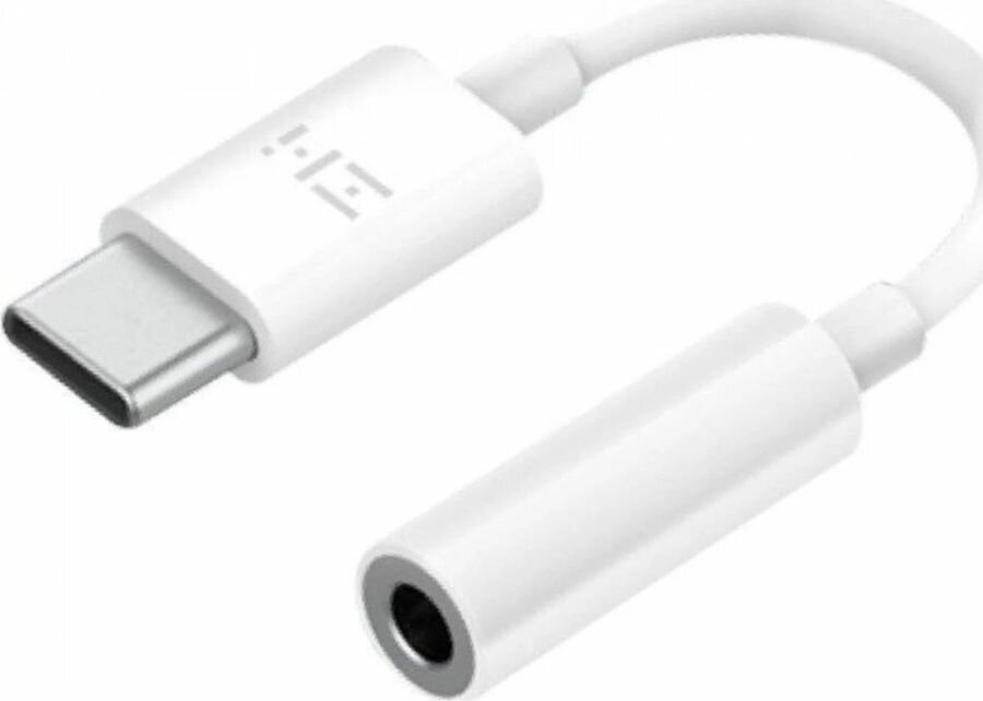 Переходник Xiaomi ZMI AL71A, USB Type-C (m) - Jack 3.5 (f), 0.3м, белый [al71a white]