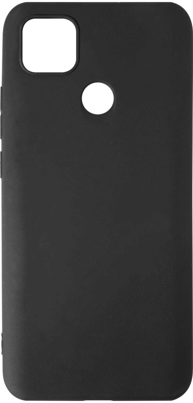 Чехол для Xiaomi Redmi 9С / Ксиаоми Редми 9С, с покрытием софт тач, силиконовая накладка черный