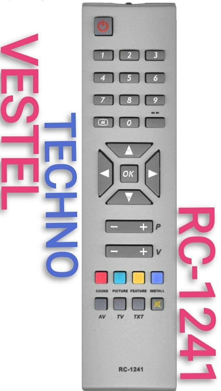 Пульт дистанционного управления для VESTEL RC-1241 /TECHNO