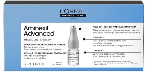 L'Oreal Professionnel Serie Expert Aminexil Advanced Лосьон в монодозах от выпадения волос 10*6 мл