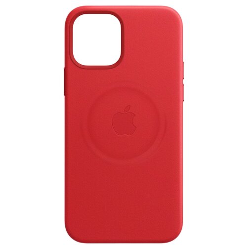 фото Чехол-накладка apple magsafe кожаный для iphone 12/iphone 12 pro (product)red
