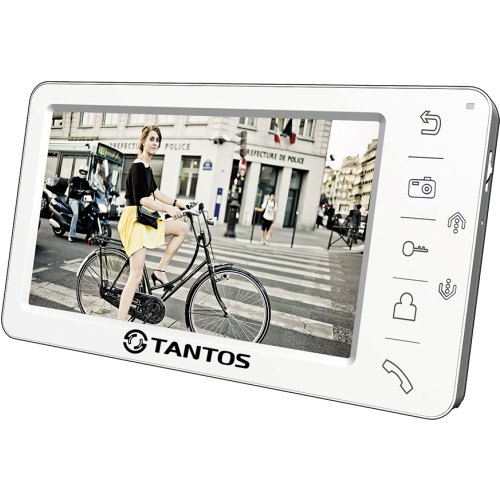 Монитор видеодомофона Tantos Amelie SD (White) Сенсорные кнопки 7 CVBS (PAL)