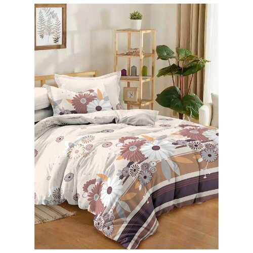 фото Комплект постельного белья "текстильная лавка" 1,5-спальный, полисатин "магия цветов"