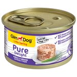 Влажный корм для собак GimDog Little Darling Pure Delight Pure Delight, курица, тунец, с рисом (для мелких пород) - изображение