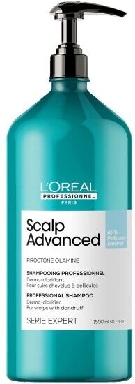 Шампунь против перхоти L`oreal Professionnel Scalp Advanced, 1,5 л