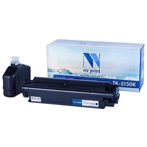 Перезаправляемый картридж NV Print TK-5150 Black для Kyocera, 12000 стр, черный nv print картридж nvp совместимый nv cf450a black