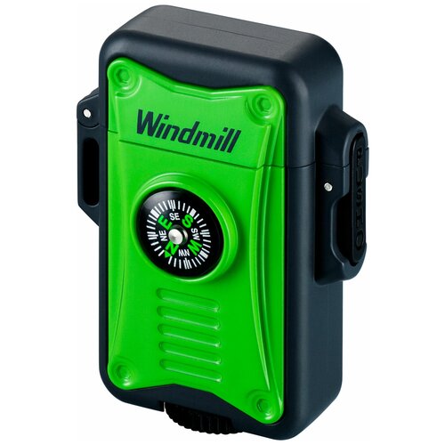 Зажигалка газовая турбо WINDMILL Field Max Lighter Green