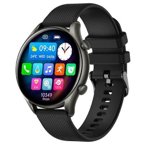 Умные часы Colmi i20 Silicone Strap Black-Black