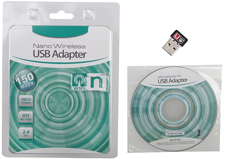 Мини USB WiFi адаптер MT7601, 150 Мбит/с, Wi-Fi адаптер для ПК, USB Ethernet WiFi устройство 2,4G