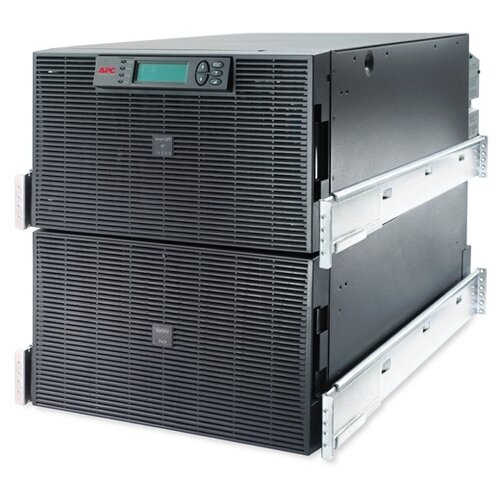 ИБП APC Smart-UPS RT RM, 15kVA / 12kW, On-Line, 1:1 or 3:1, Rack 12U, Extended-run, Pre-Installed Web / SNMP Card, with PC Business, Black