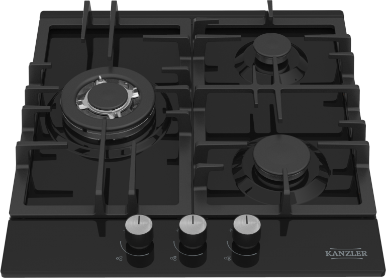 Газовая варочная поверхность Kanzler KM 514 S, чёрный - фотография № 2