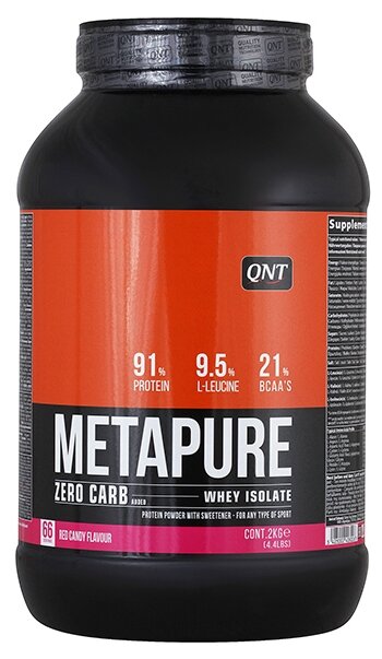 Qnt Metapure Zero Carb (2 кг) Красная Конфета