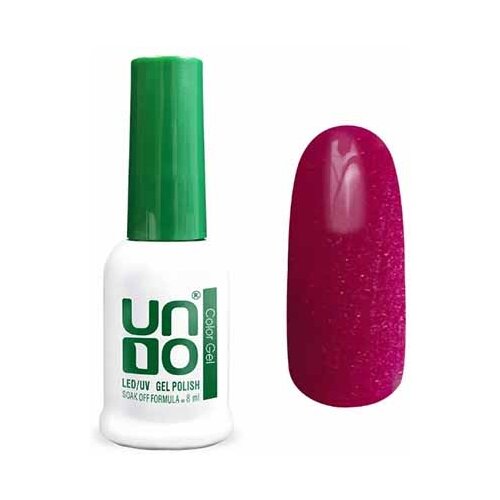 UNO Гель-лак Color Гламур, 8 мл, 561 Raspberry - Малина uno гель лак 115 малиновый бриз raspberry breeze 8 мл