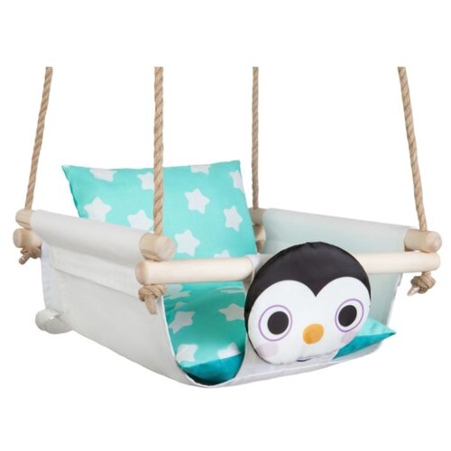 фото Качели с подушками "пингвин на снегу" hotenok