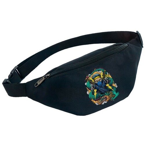 фото Сумка поясная noname, черный