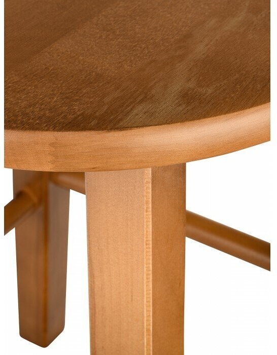 Табурет KETT-UP , деревянный, сиденье круглое, лак - фото №7