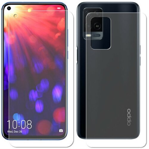 Гидрогелевая пленка LuxCase для Oppo A54 Front and Back Transparent 86397