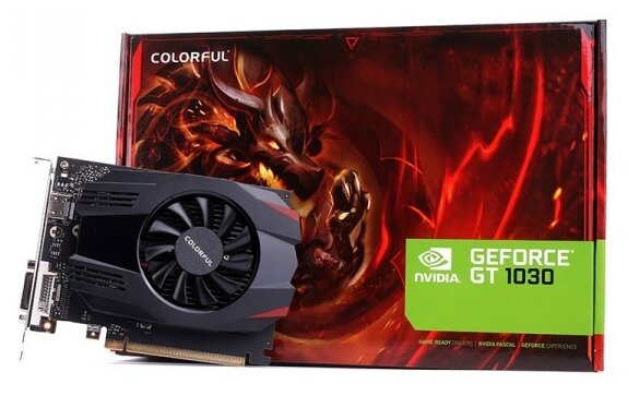 Видеокарта Colorful GeForce GT 1030 LP 2Gb (GT1030 2G V3 EA2V)