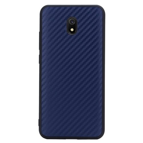 фото Накладка g-case carbon для xiaomi redmi 8a, темно-синяя