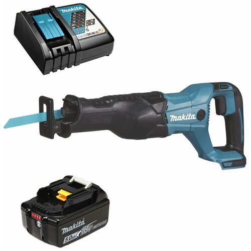 Пила сабельная аккумуляторная 255мм 18В Li-Ion 1x5Ач зу Makita DJR186RT 2835000₽