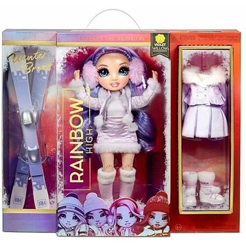 Rainbow High - Кукла Winter Break Fashion Doll Violet Willow (Purple) кукла rainbow high winter break fashion doll poppy rowan orange