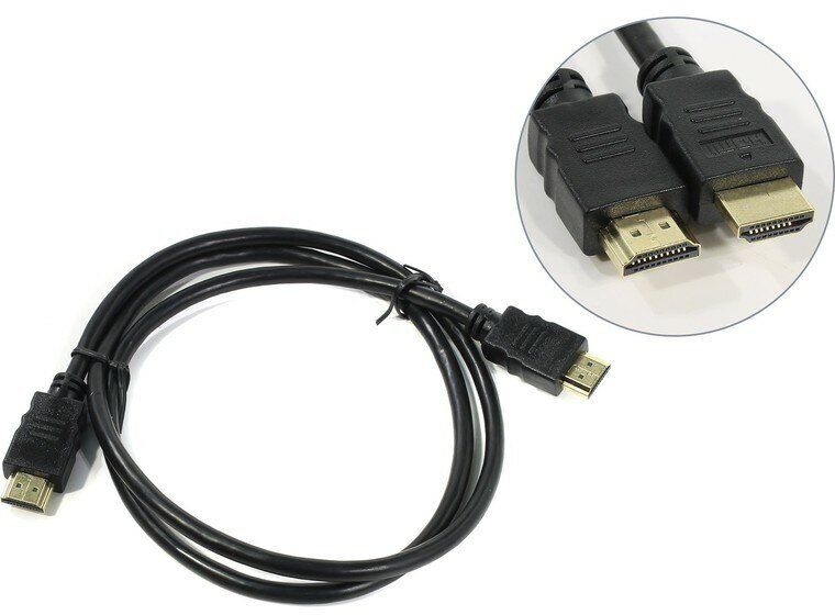 Кабель HDMI - HDMI, 1 м, Telecom (TCG200-1M), OEM