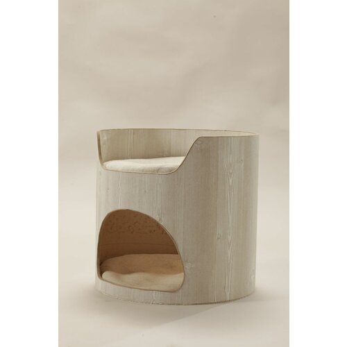 Премиум домик лежанка для кошек собак мелких средних пород со съемным чехлом матрасом