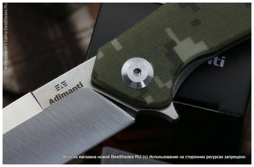 Нож Adimanti by Ganzo (Skimen design) карбон - фото №7