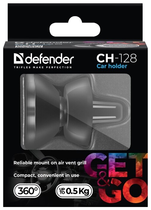 Магнитный держатель Defender CH-128 черный фото 5