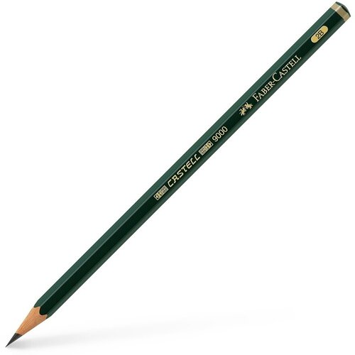 Faber-Castell Карандаш чернографитовый Castell 9000 2B faber castell карандаш чернографитовый castell 9000 2b