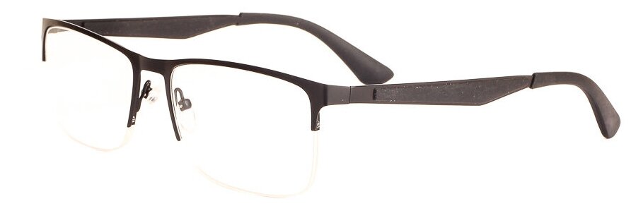 Готовые очки для зрения черные с диоптриями -3.50 футляр