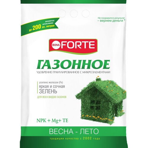 Удобрение Bona Forte газонное 4,5 кг