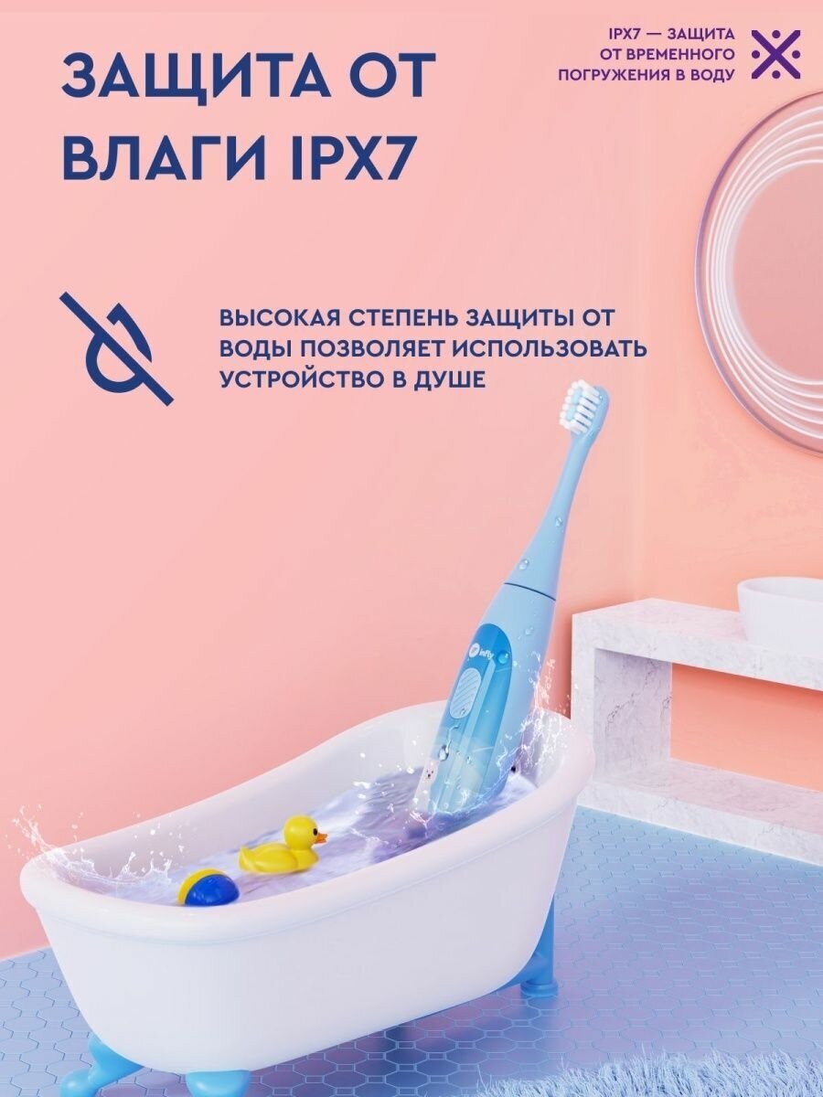 Электрическая зубная щетка infly Kids Electric Toothbrush T04B