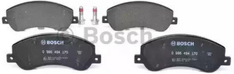 Дисковые тормозные колодки передние Bosch 0986494170 для Ford Transit, Volkswagen Amarok (4 шт.)