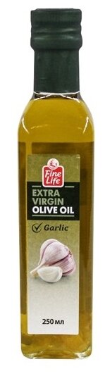 Fine Life масло оливковое Extra Virgin с ароматом чеснока