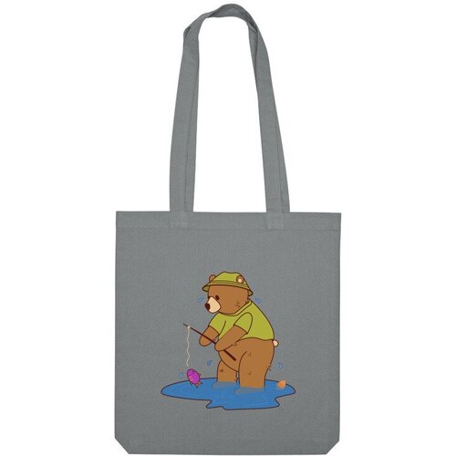 фото Сумка шоппер us basic, серый