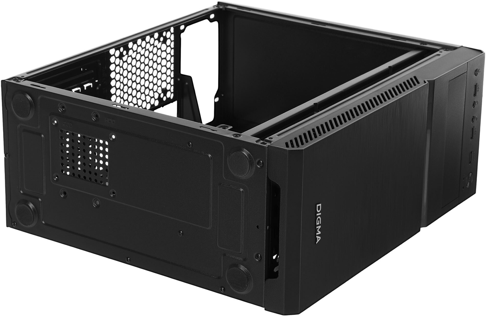 Компьютерный корпус ATX Digma DC-ATX101-U2 черный - фото №11