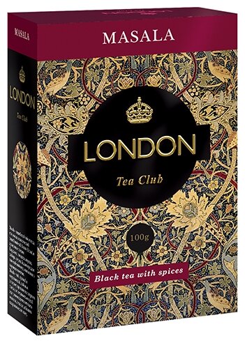 Чай черный London tea сlub Masala, 100 г