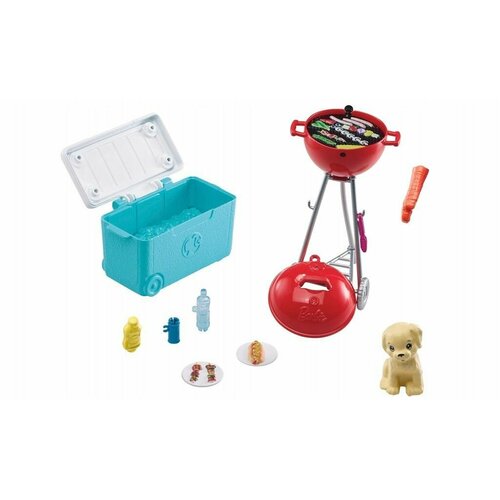 Наборы украшений для дома Барби, барбекю GRG76